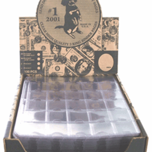 100 Lead Dog 30 Pocket Heavy Duty Binder Pages for 1.5 X 1.5 Coin Flips