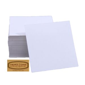 1000 Paper Inserts for 2x2 flips - Acid & sulfate free, Safe for Coins