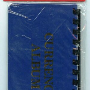 H.E Harris 10 Pages Modern Size Currency Album, Size 6.4375” X 2.875”